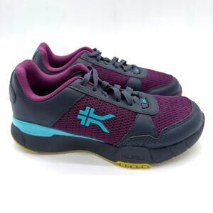 Kuru Quantum 2 Electric Grape Walking Workout Heel Relief Comfort Sneakers 8.5